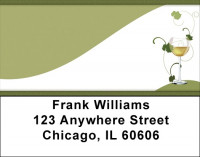 White Wine Address Labels | LBQBR-94