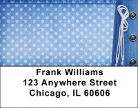 Denim and Dots Address Labels | LBQBS-06