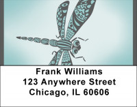 Dragonfly Blues Address Labels | LBQBS-07