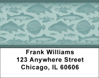 Fish Prints Address Labels | LBQBS-10