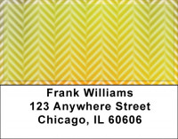 Happiness In Harringbone Address Labels | LBQBS-13