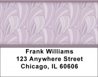 Lavender In Abstract Address Labels | LBQBS-16
