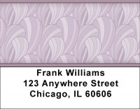 Lavender In Abstract Address Labels | LBQBS-16
