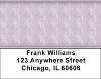Lavender In Abstract Address Labels | LBQBS-16