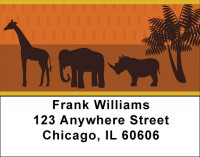 Wildlife Safari Address Labels | LBQBS-41