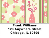Window Of Daisies Address Labels | LBQBS-42