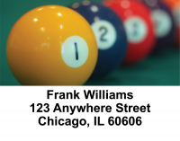 Billiards Address Labels | LBSPO-02