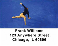 Gymnastic Checks Address Labels | LBSPO-09