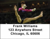Gymnastic Checks Address Labels | LBSPO-09
