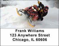 Snowmobiling Address Labels | LBSPO-11