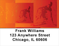 Hot Skateboarding Address Labels | LBSPO-77