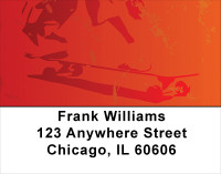 Hot Skateboarding Address Labels | LBSPO-77