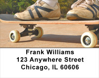 Skateboarding Summers Address Labels | LBSPO-78