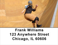 Skateboarding Summers Address Labels | LBSPO-78