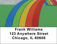 Rainbow Road Address Labels | LBZABS-02