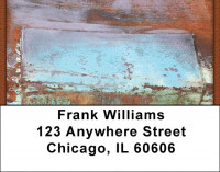 Rusty Metals Address Labels | LBZABS-08
