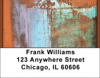 Rusty Metals Address Labels | LBZABS-08