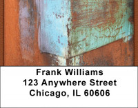 Rusty Metals Address Labels | LBZABS-08