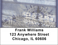 Retro Tie Dye Address Labels | LBZABS-15