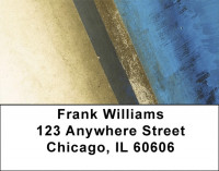 Geometric Grunge Address Labels | LBZABS-17