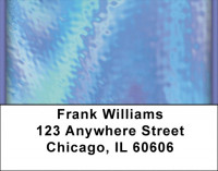 Retro Shimmer Address Labels | LBZABS-22