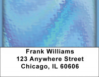 Retro Shimmer Address Labels | LBZABS-22