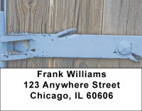 Metal Wood Stone Address Labels | LBZABS-24