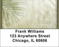 Vintage Canvas With Foliage Address Labels | LBZABS-36
