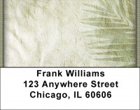 Vintage Canvas With Foliage Address Labels | LBZABS-36