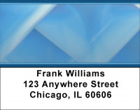 Blue Squared Address Labels | LBZABS-41