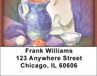 Tuscan Inspired Watercolor Address Labels | LBZABS-43
