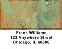 Watercolors On Canvas Address Labels | LBZABS-49