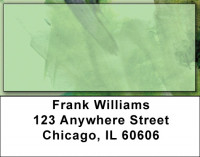 Green Acrylics Address Labels | LBZABS-50