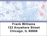 Frosty Winter Ice Address Labels | LBZABS-51