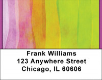 Pastel Brushstrokes Address Labels | LBZABS-53