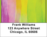 Pastel Brushstrokes Address Labels | LBZABS-53