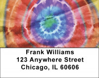 Tie Dye Address Labels | LBZABS-54