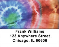 Tie Dye Address Labels | LBZABS-54