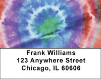 Tie Dye Address Labels | LBZABS-54