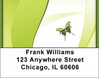 Butterflies Go Green Address Labels | LBZABS-64
