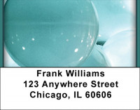 Colorful Blue Lights Address Labels | LBZABS-68
