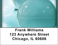 Colorful Blue Lights Address Labels | LBZABS-68