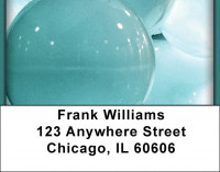 Colorful Blue Lights Address Labels | LBZABS-68