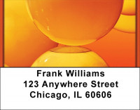 Colorful Gold Lights Address Labels | LBZABS-69