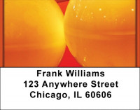 Colorful Gold Lights Address Labels | LBZABS-69