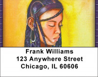 African Art Address Labels | LBZAFR-10