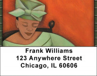 African Art Address Labels | LBZAFR-10