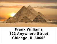 Egyptian Monuments Address Labels | LBZAFR-11