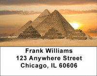Egyptian Monuments Address Labels | LBZAFR-11