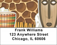 Black History Flat Address Labels | LBZAFR-14